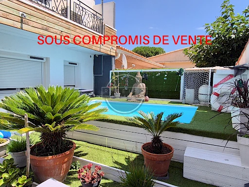 Maison de 124 M2 avec piscine privative à vendre au Grau d'Agde