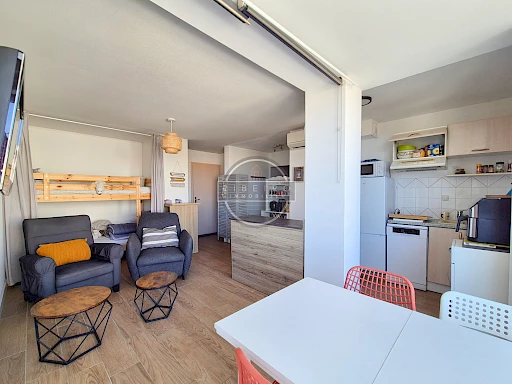 Bel appartement vue mer à vendre au Cap d'Agde (Rochelongue)