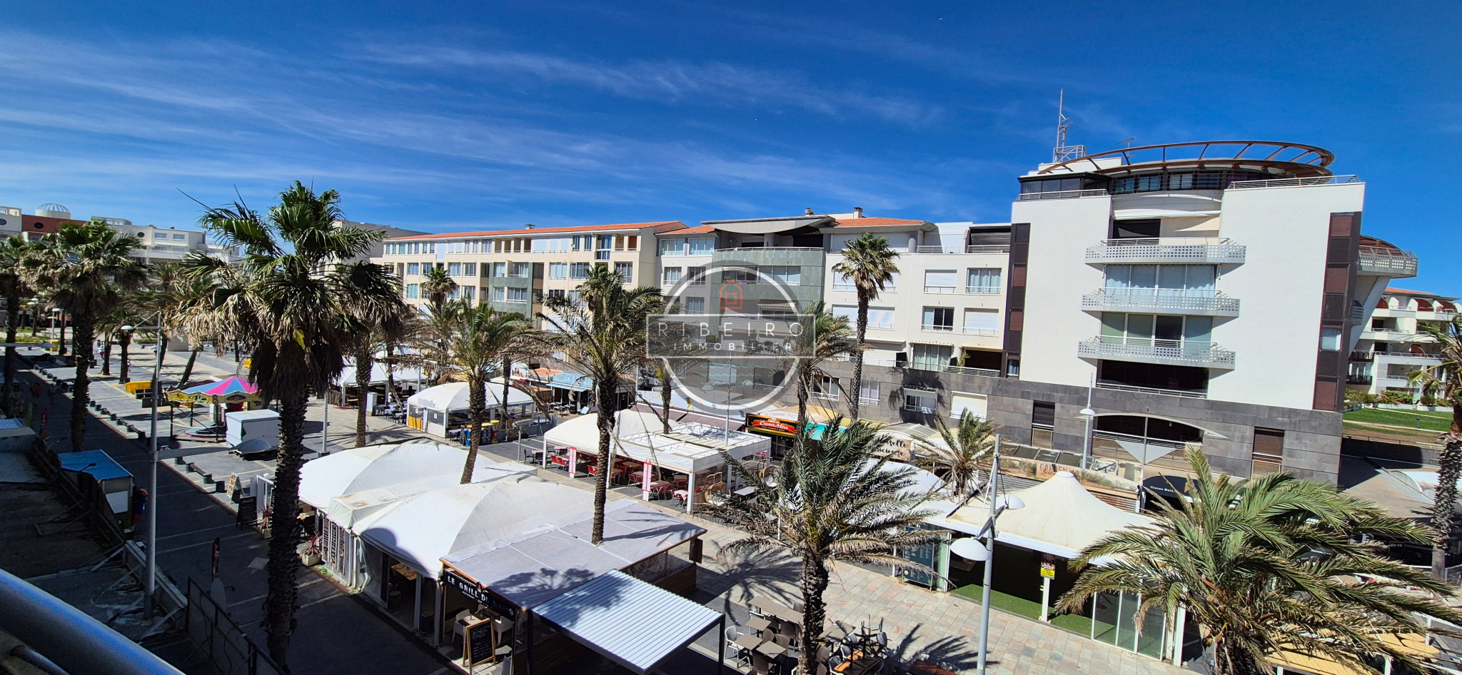 Bel appartement vue mer à vendre au Cap d'Agde (Rochelongue)