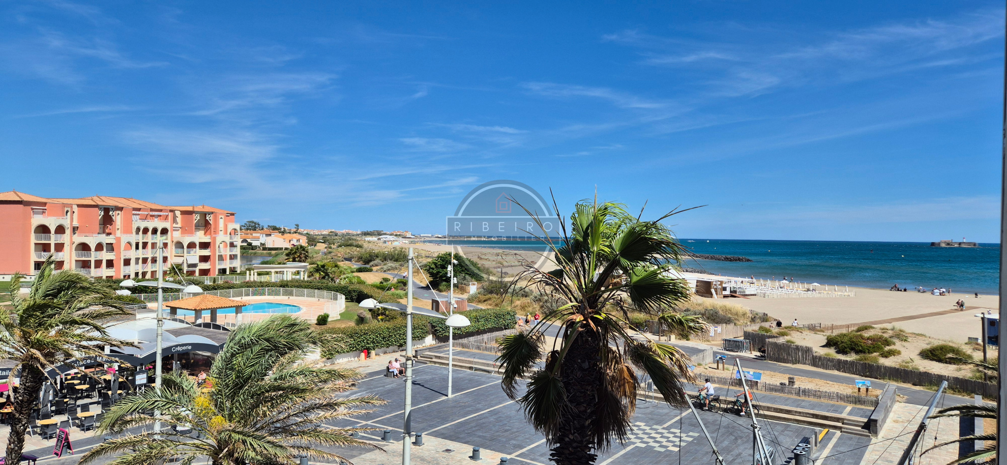 Bel appartement vue mer à vendre au Cap d'Agde (Rochelongue)