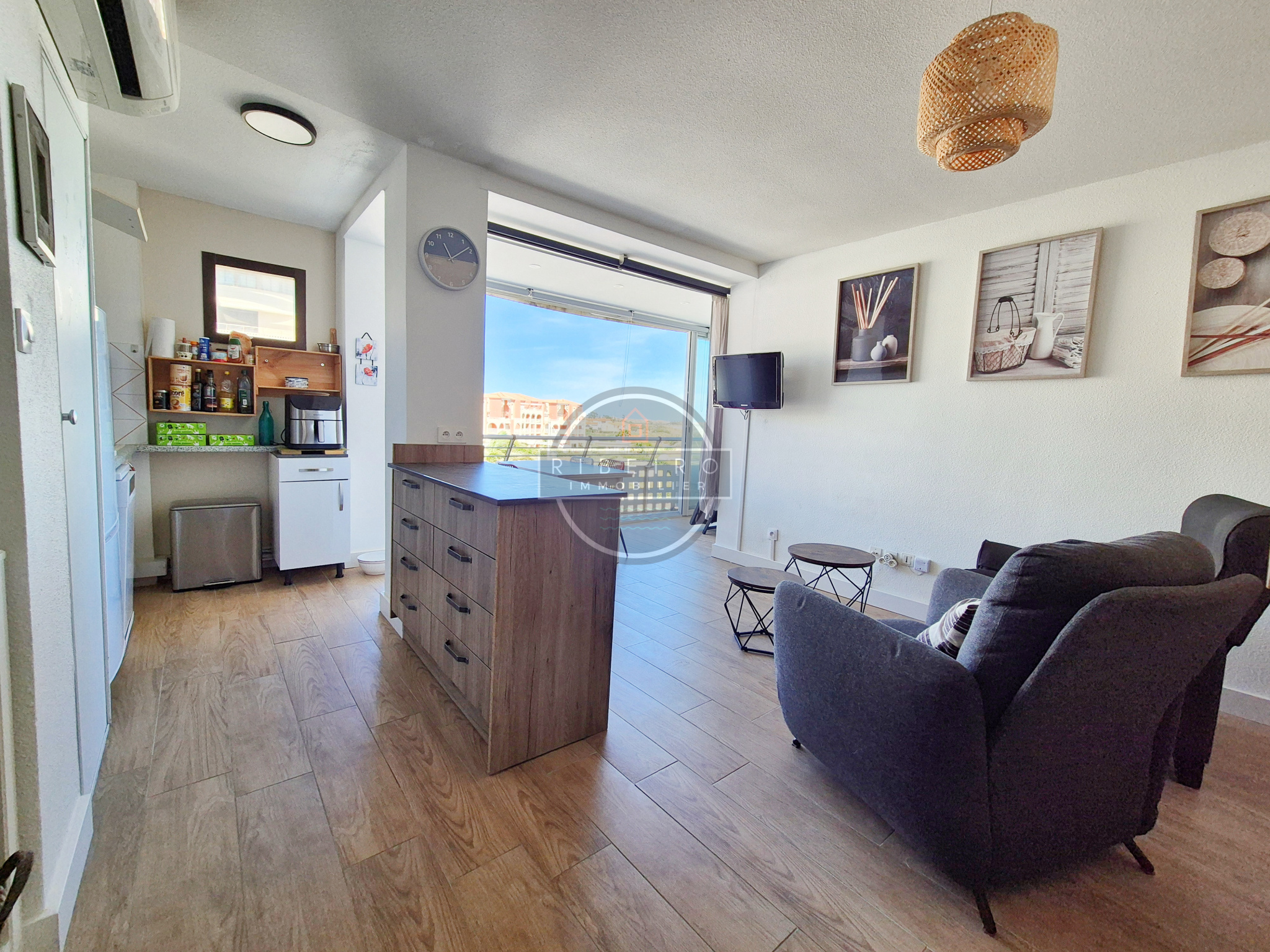Bel appartement vue mer à vendre au Cap d'Agde (Rochelongue)