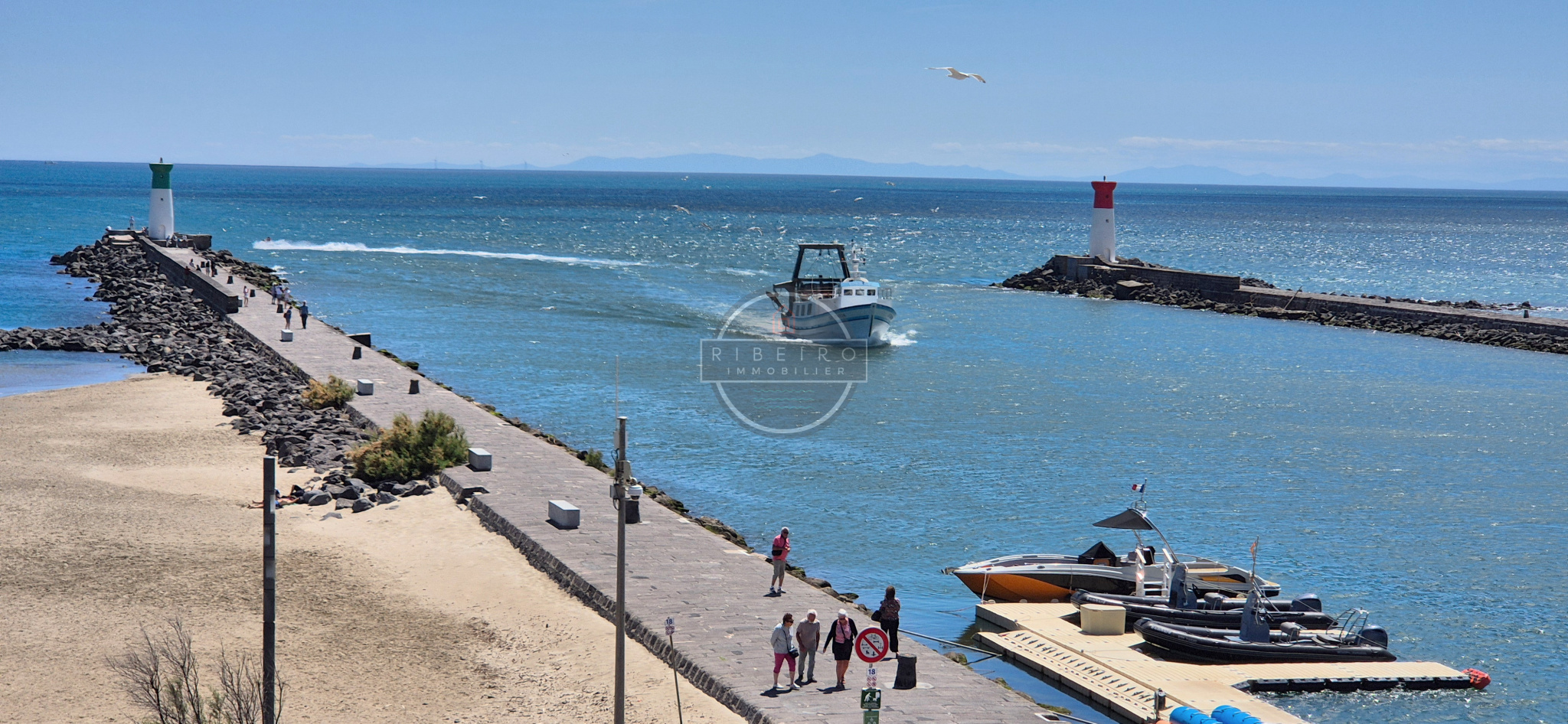Appartement T2 vue mer à vendre au Grau d'Agde