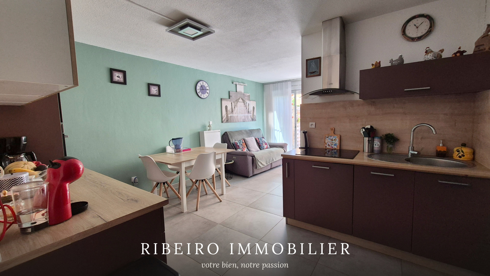 T2 + cabine en rez de chaussée à vendre au Cap d'Agde